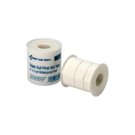 Acme United First Aid Only FAE-9089 SmartCompliance Refill Triple Cut First Aid Tape Roll, 2" X 5 Yd FAE-9089